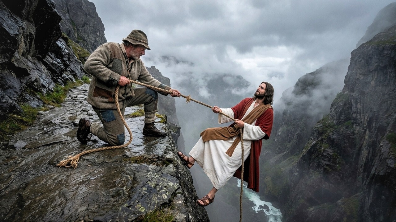 GUIÓ A UN DESCONOCIDO POR EL SENDERO MÁS PELIGROSO Y ESE DESCONOCIDO ERA JESÚS