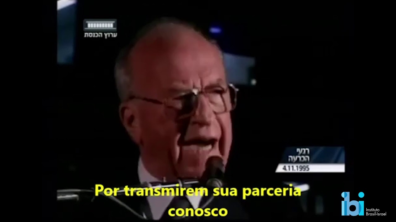 O último discurso de Itzhak Rabin