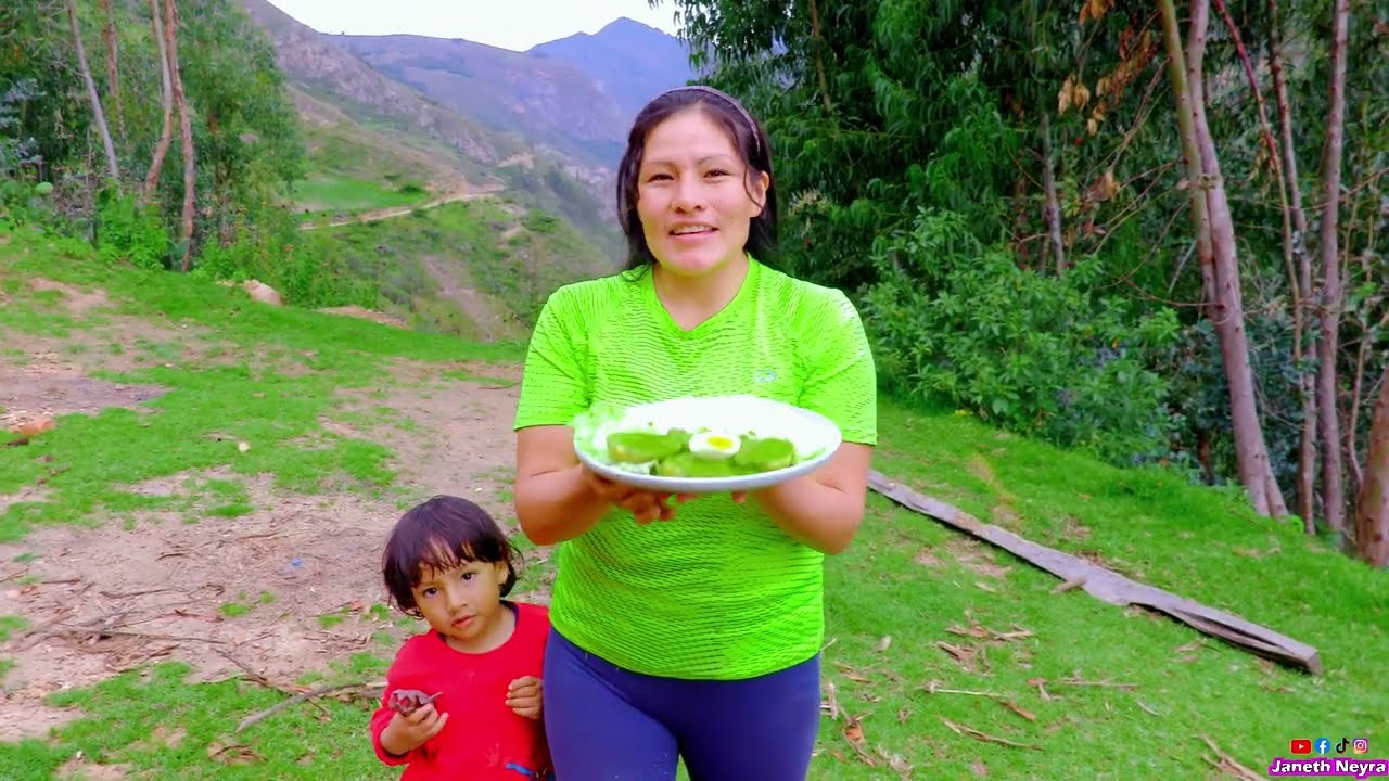Preparé la deliciosa crema de huacatay a mi estilo desde el campo