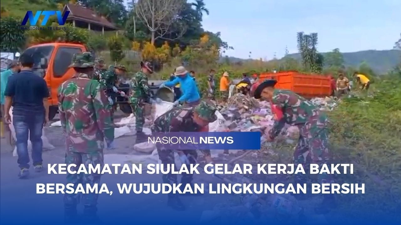 KECAMATAN SIULAK GELAR KERJA BAKTI BERSAMA, WUJUDKAN LINGKUNGAN BERSIH