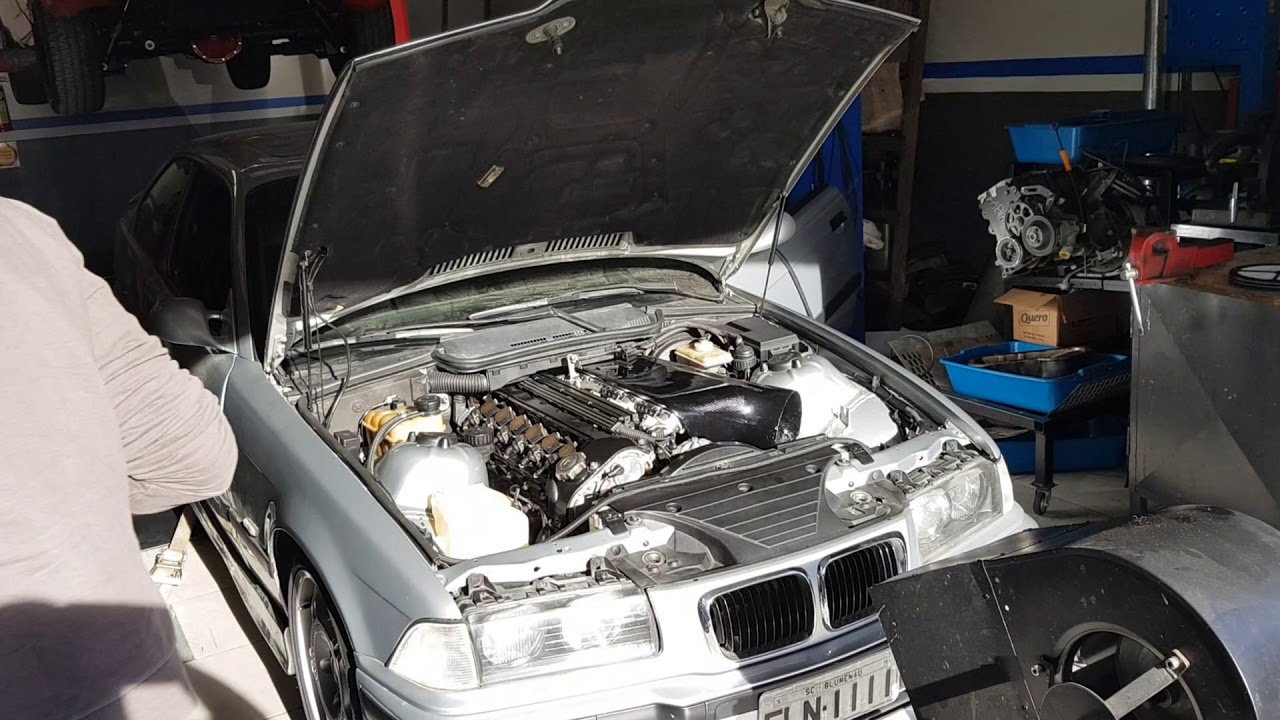 BMW M3 E36 S50B30 EURO SCHRICK CAMS / BIG PLENUM ON DYNO 342WHP / 8100 RPM