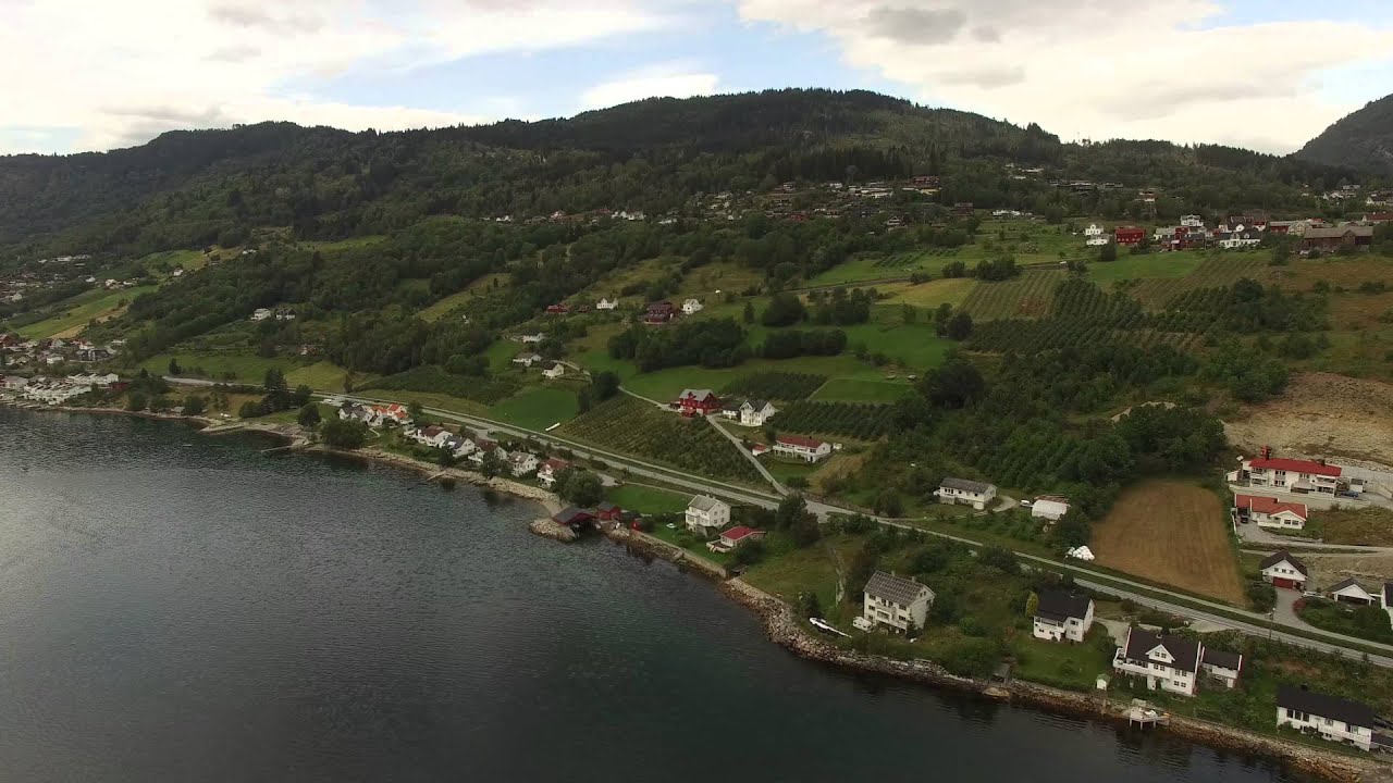 Flygetur over Leikanger - Hermansverk