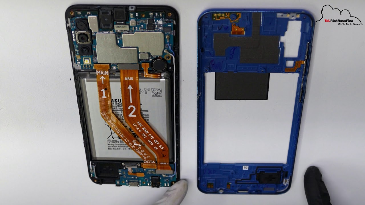 Samsung Galaxy A50 A505f Display Wechseln - Disassemly and Screen Replacement