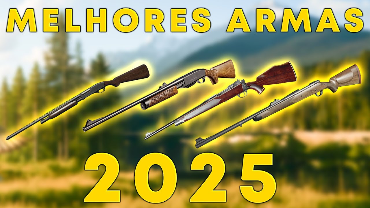 AS MELHORES ARMAS DO THE HUNTER CALL OF THE WILD EM 2025