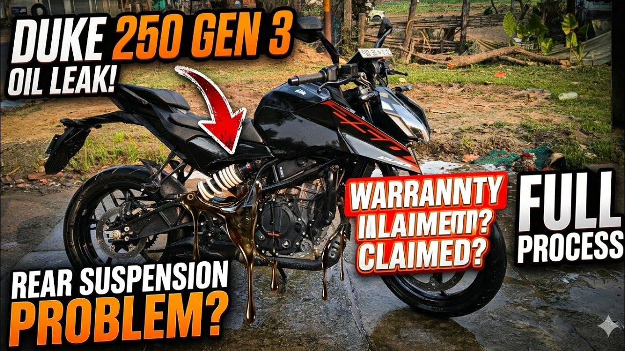 KTM Duke 250 Suspension Oil Leak 🥺😭 | Warranty Claim Full Process ✅ | Mr. A Vlogs 