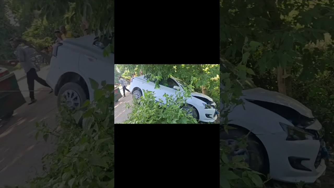 Swift desire car dangers  accident  in silonijan NH39