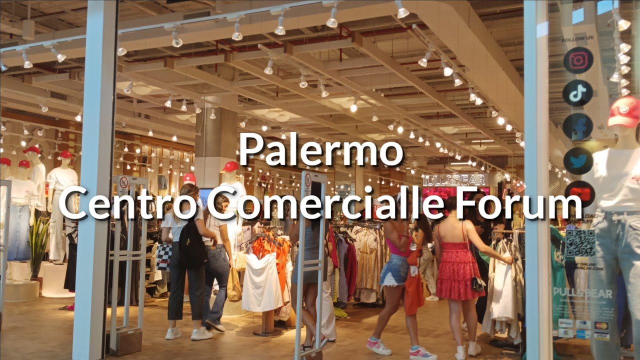 Palermo Sicily Italy Shoping Mall Centro Comercialle Forum