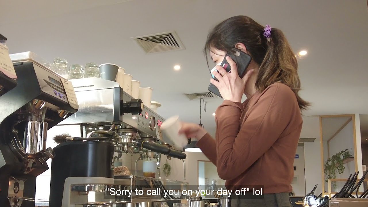 Busiest Day, Alone in a Melbourne Cafe