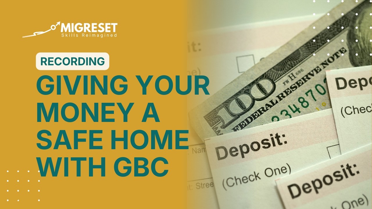 MIGRESET Giving Your Money A Safe Home with GBC Recording