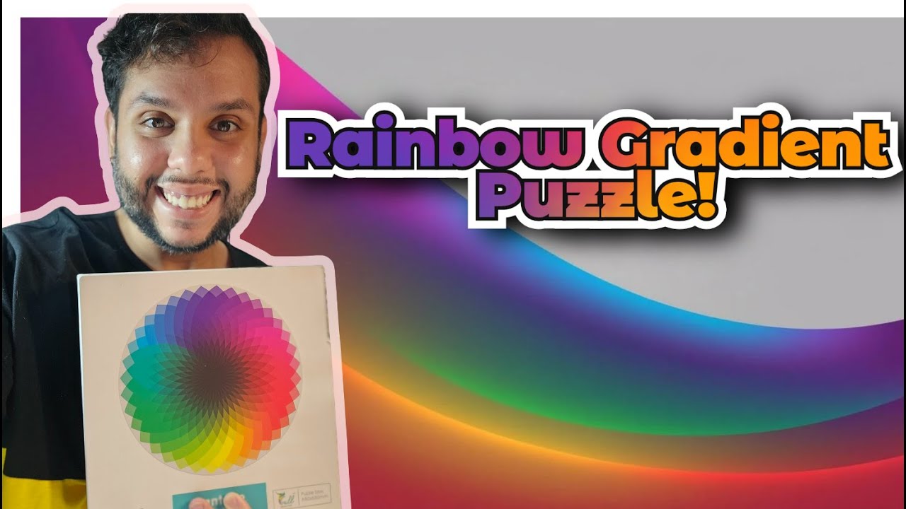First Attempt at the Rainbow Gradient Puzzle: Watch Me Solve It!