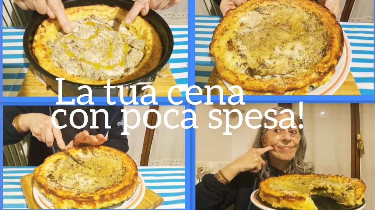 Funghi 🍄‍🟫e una base di patate per questa sorprendente torta salata! 🥮Vegetariana! 