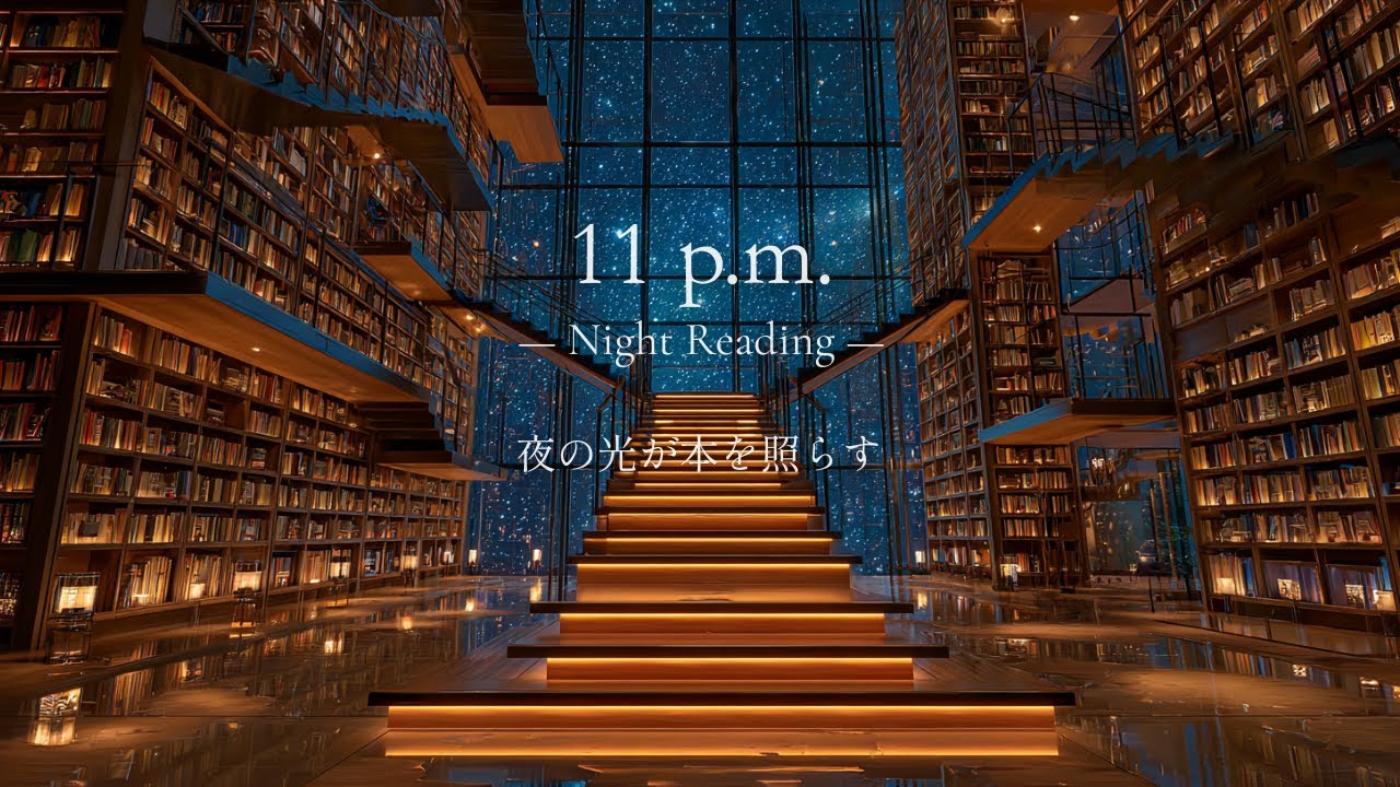 【読書用BGM】夜11時、古本屋で出会った誰かの愛読書を引き継ぐ、時を超える旅｜11 p.m. Music for Reading a Book Once Loved by Strangers 🕰️