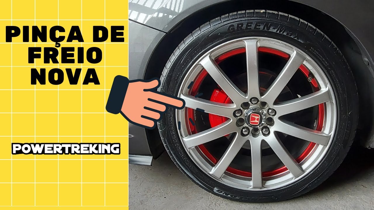 COMO PINTAR A PINÇA DE FREIO EM CASA