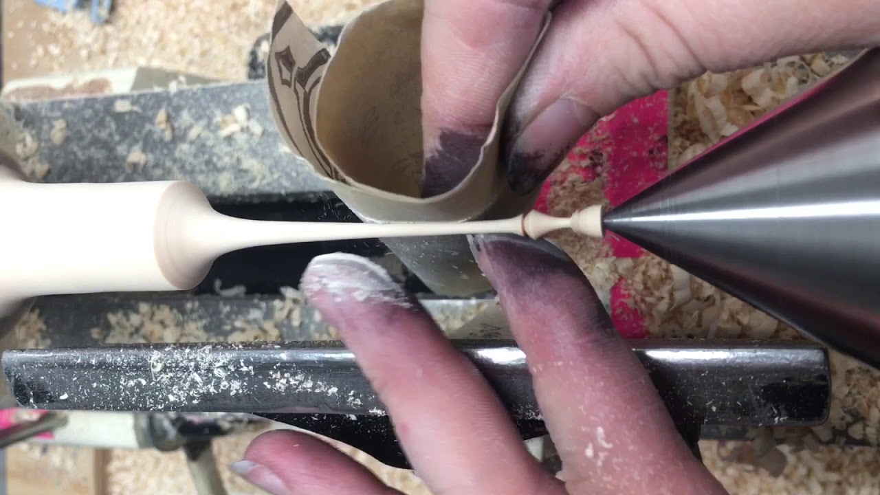 Turning a Maple Finial