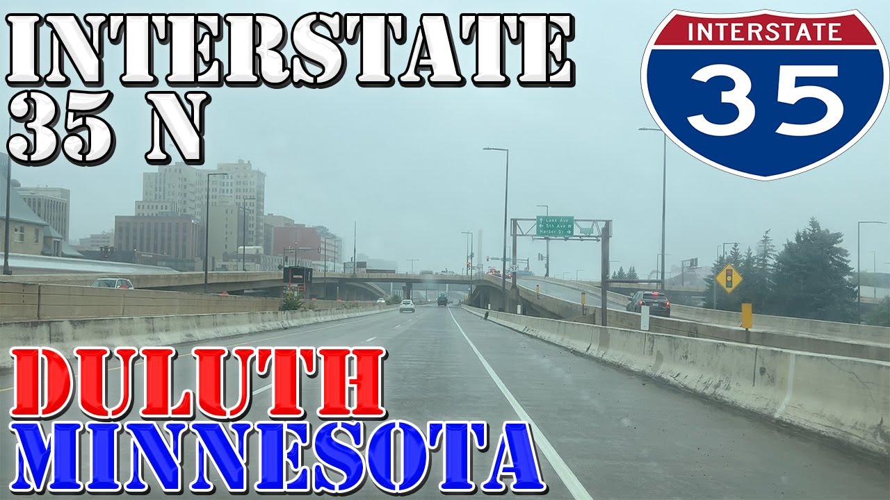 I-35 North - FINAL MILES - Duluth - Minnesota - 4K Highway Drive