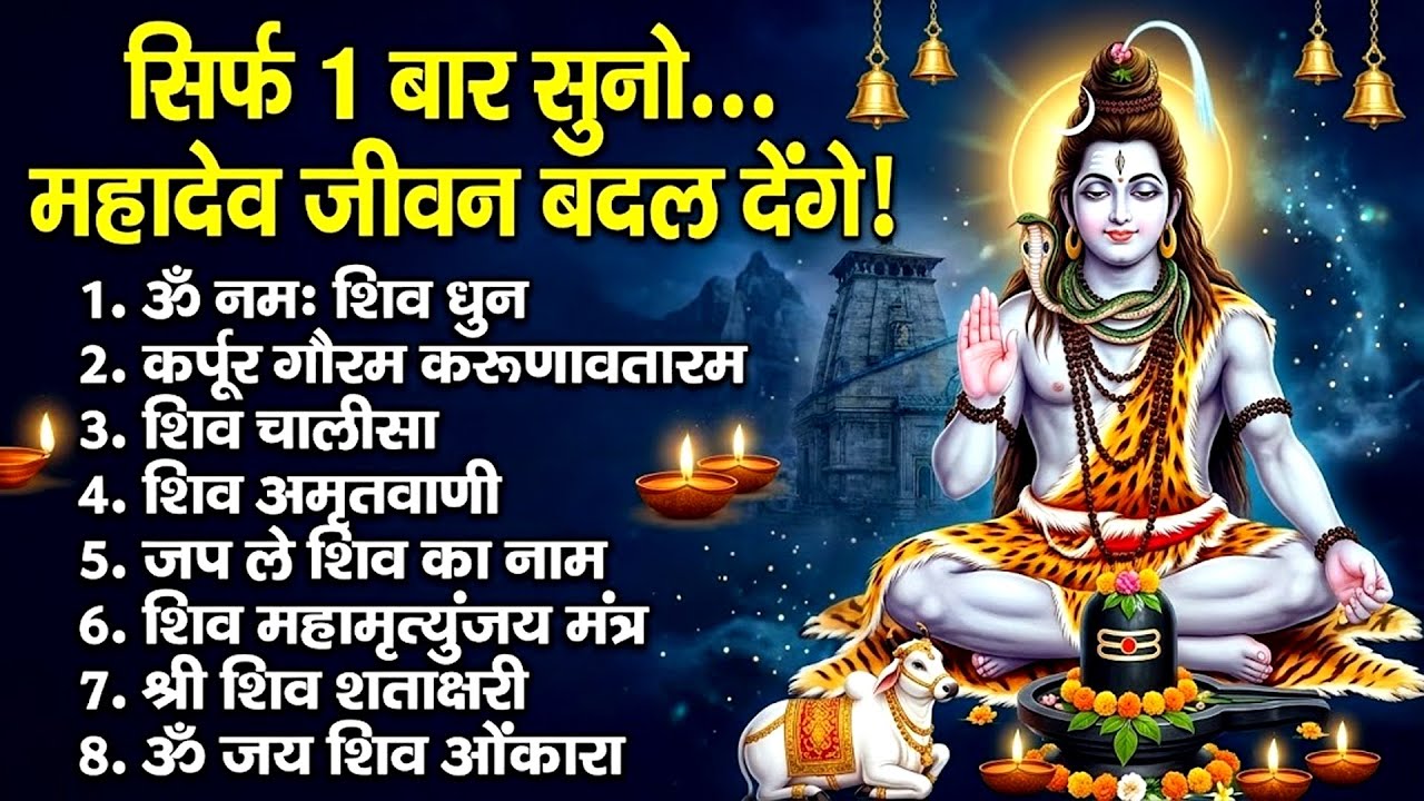 सोमवार शिव भजन 🙏: Somvar Special Shiv Bhajan | Shiva Devotional Songs In Hindi | Hindu Mantras
