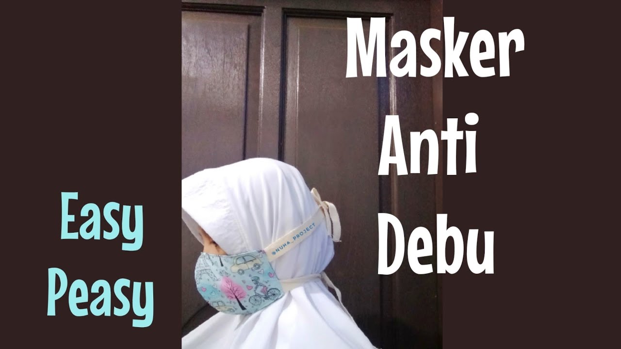 Menjahit masker duckbill #maskerTali #masker #mask