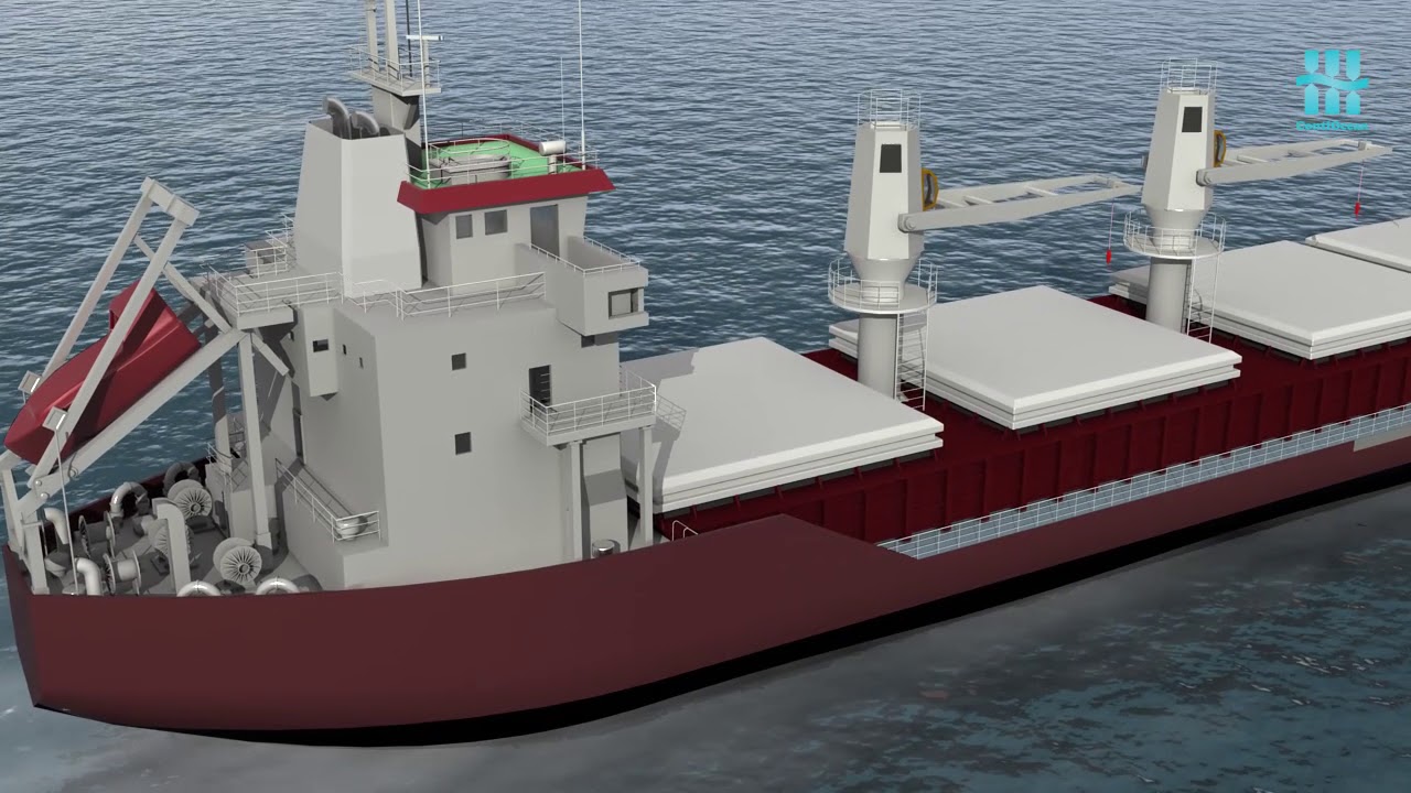 ContiOcean SOx Scrubber System Principle Animation