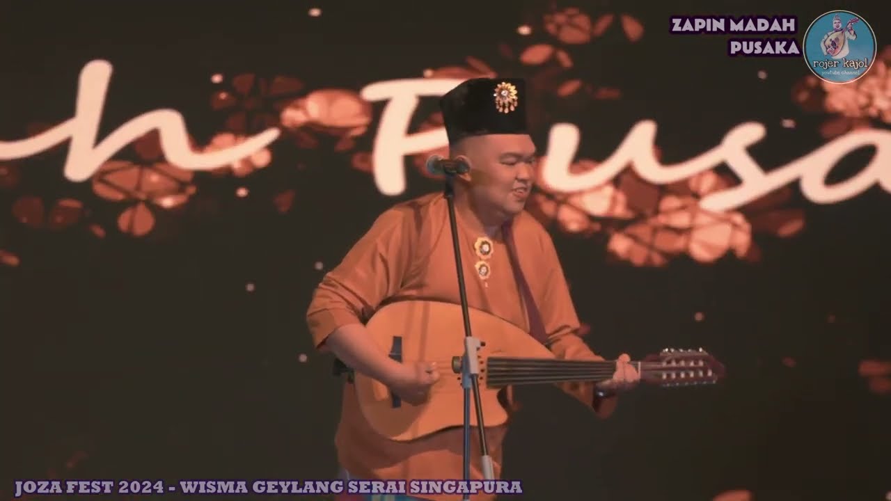 ZAPIN MADAH PUSAKA/JOGET WAN LEBAR cover by ROJER KAJOL ft ORKES ENGKU AMAN-JOZA FEST SINGAPORE 2024