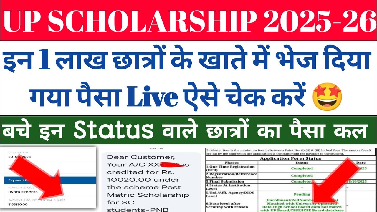 UP Scholarship latest news today / UP Scholarship latest news / When will the UP Scholarship come...