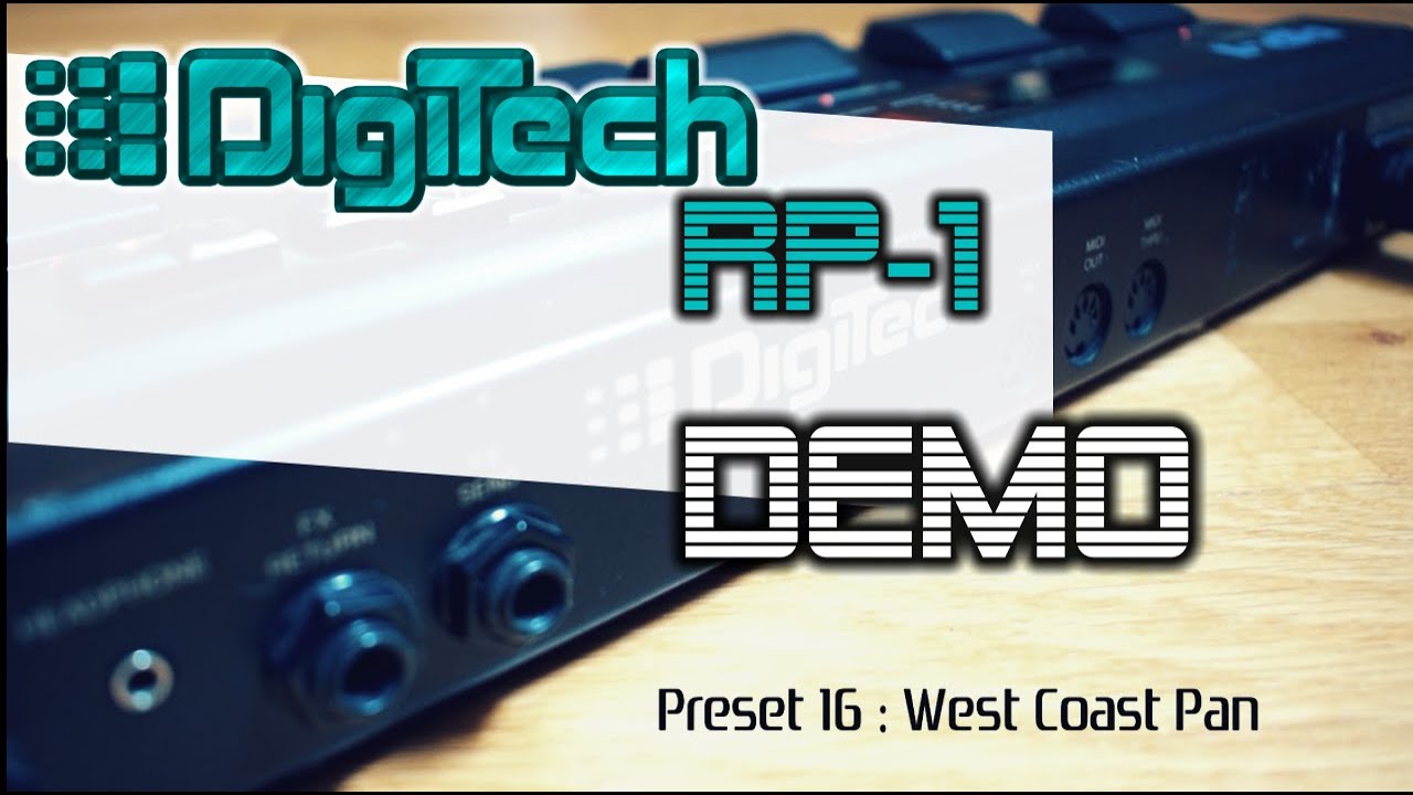 DigiTech RP1 - Demo
