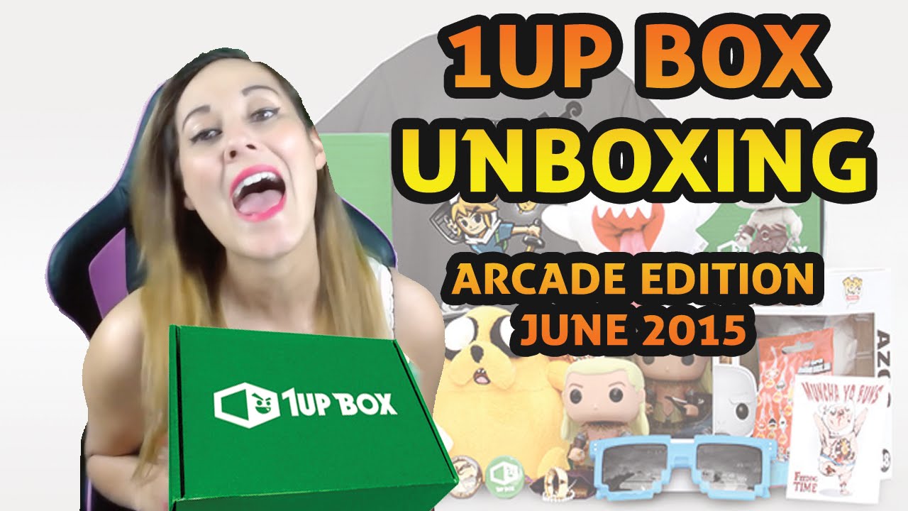 1Up Box Unboxing - June 2015 ARCADE Edition