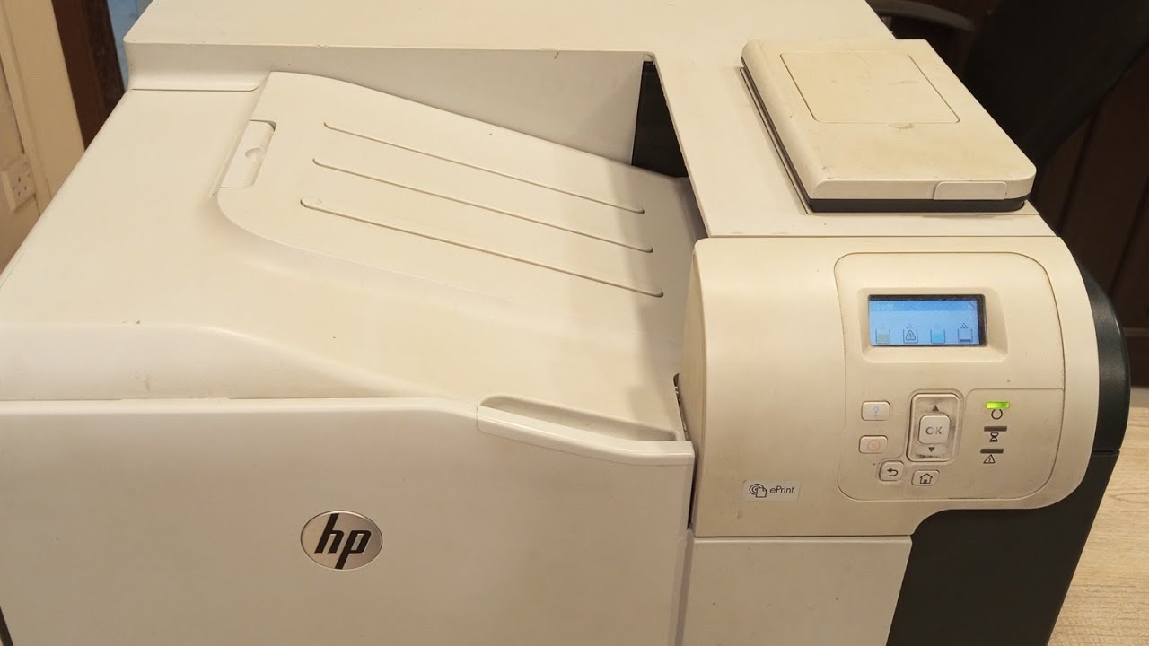HP LaserJet 500 M551dn Color Printer 59.00.F0 Error Remove