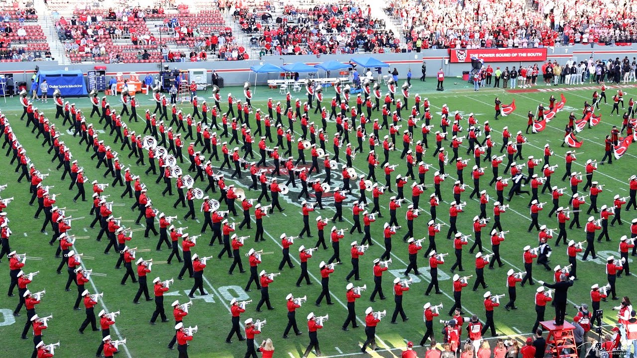 NC State Marching Band - Pregame Show part 1 at Football Game, 11/09/,2024