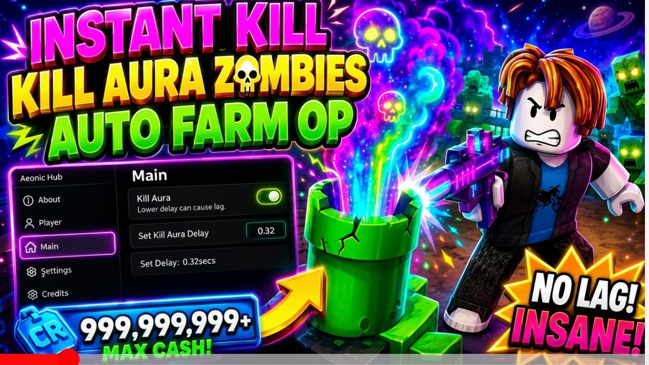 🔥 BEST Survive Zombie Arena Script 2026 | NO KEY 🔑 Auto Play + Instant Kill Aura + Auto Farm