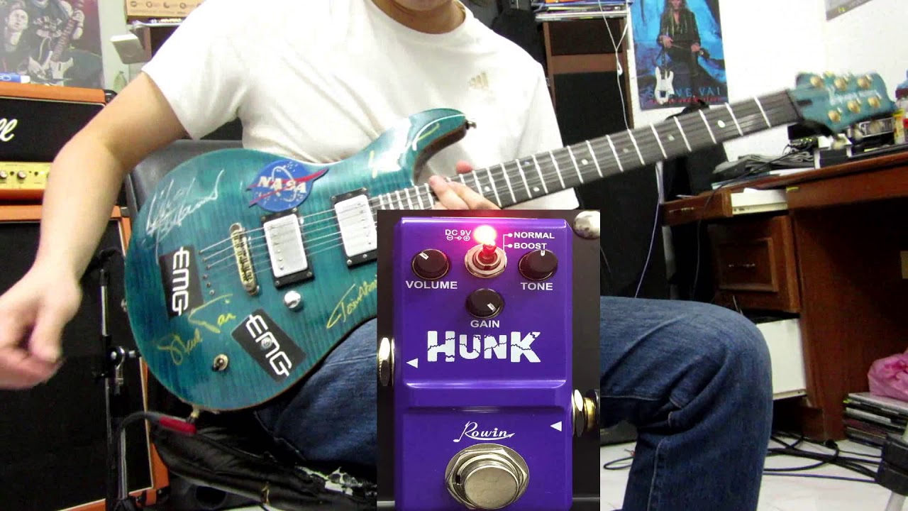 เอฟเฟคเสียงแตกจิ๋วแต่แจ๋ว Rowin Nano Pedal Hunk Distortion Guitar Effect Pedal