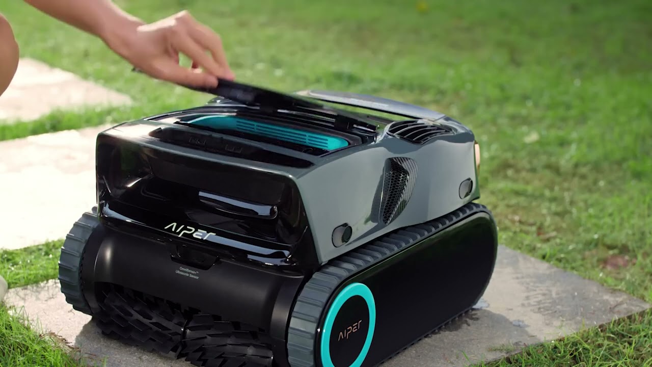 Robot sem fios Aiper Scuba X1 PRO MAX - O + completo : superfície, fundos, paredes e linha de água
