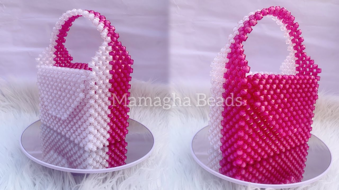 HOW TO MAKE TWO IN ONE PIECE BEADED BAG / BEGINNERS FRIENDLY TUTORIAL YOU MUST WATCH. 