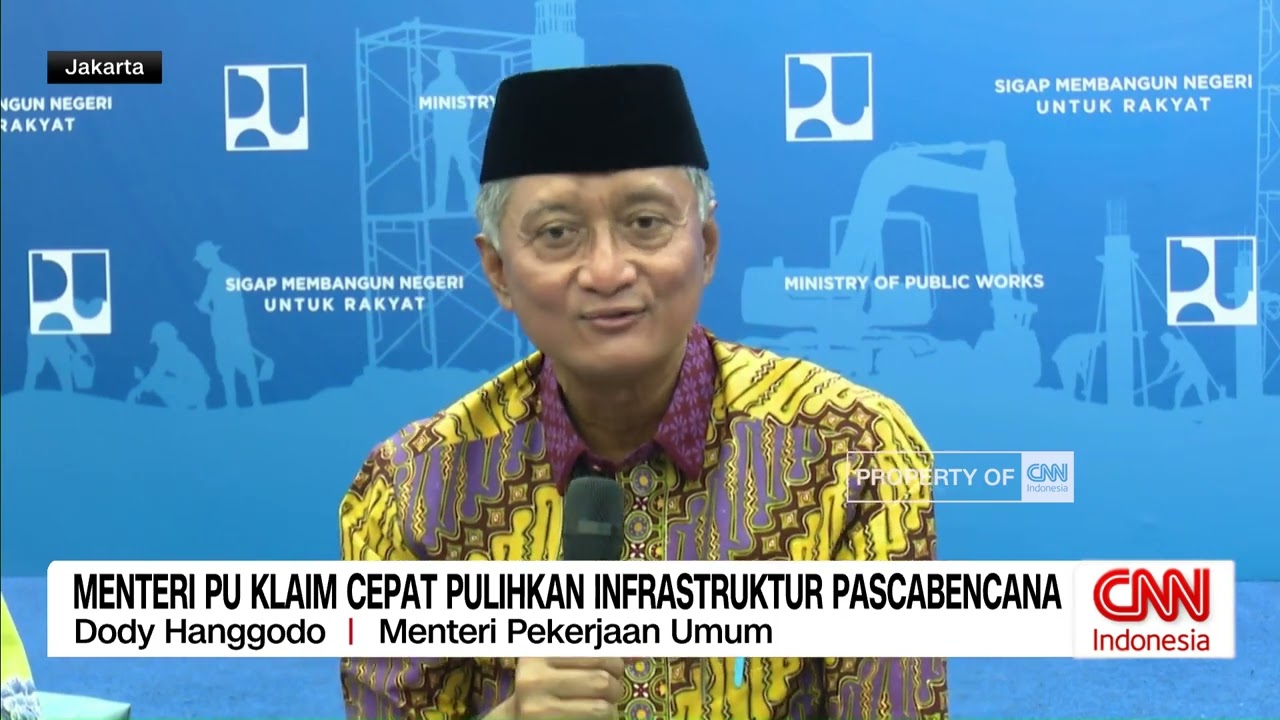 Menteri PU Klaim Cepat Pulihkan Infrastruktur  Pascabencana