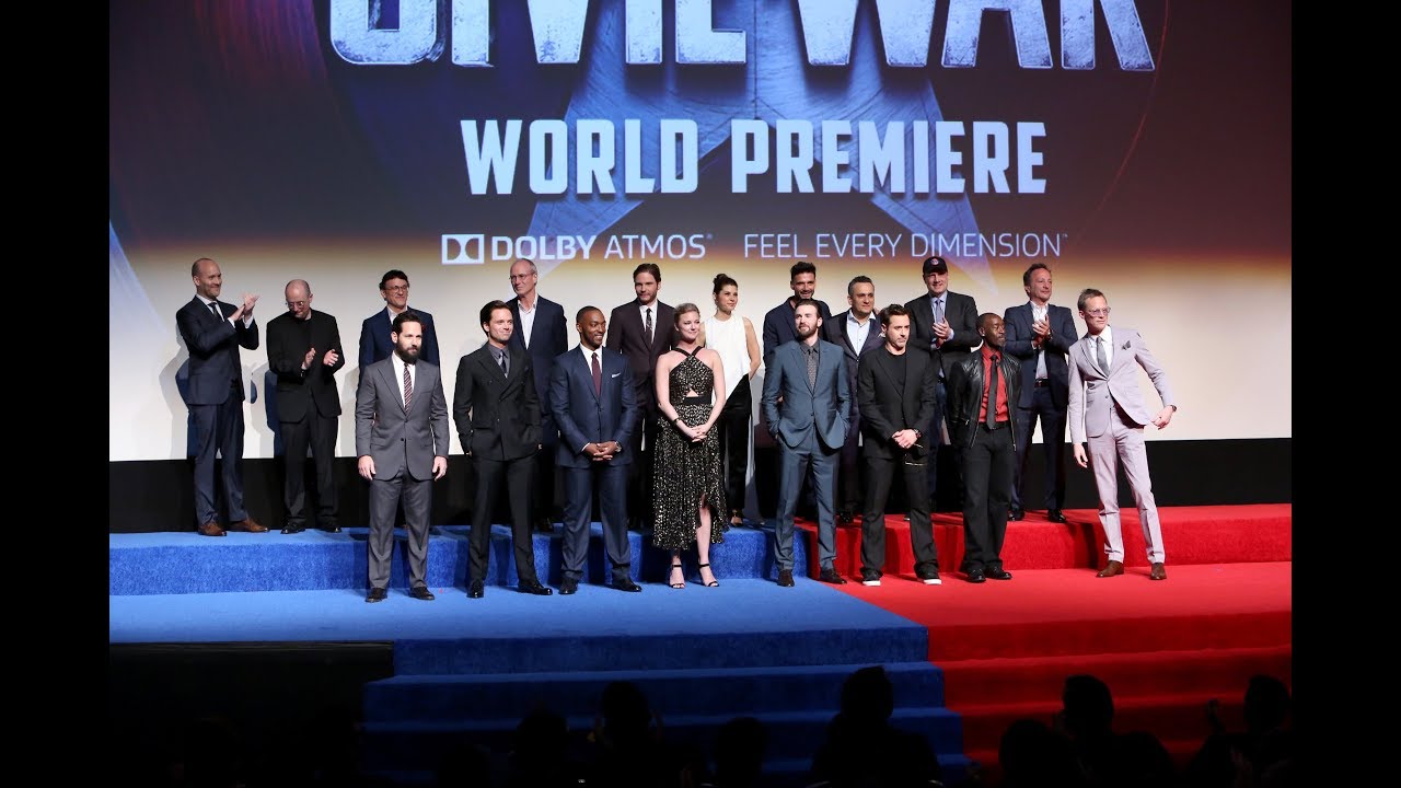 CAPTAIN AMERICA CIVIL WAR World Premiere Red Carpet