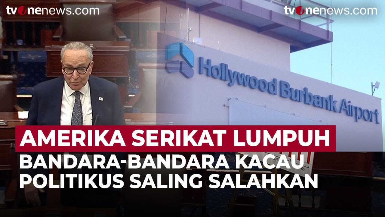 Shutdown Lumpuhkan AS! Ribuan Penerbangan Kacau Gara-Gara Krisis Staf FAA | OneNews Update