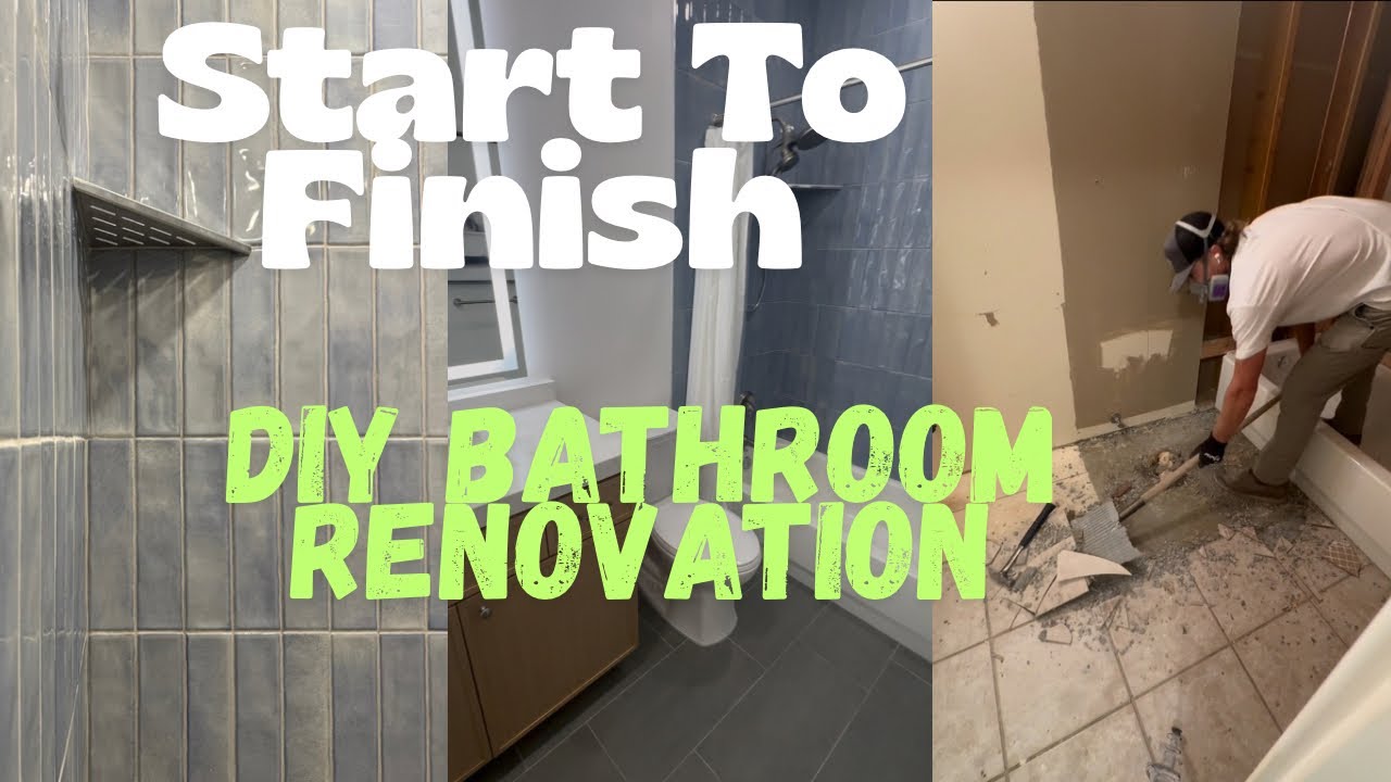 FULL Bathroom Remodel Start to Finish | DIY Guest Bathroom Renovation
