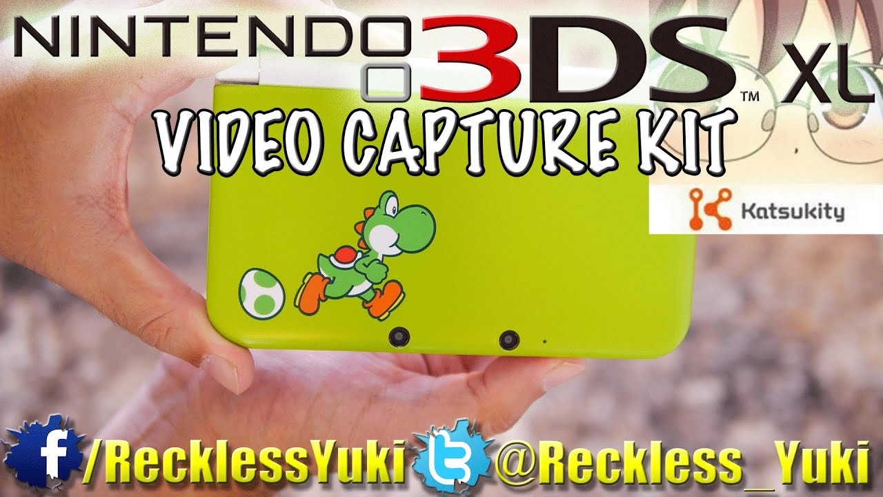 Yoshi 3DS XL (LL) Katsukity Video Capture Kit Unboxing Review (Nisetro, Capture Card, Nintendo)
