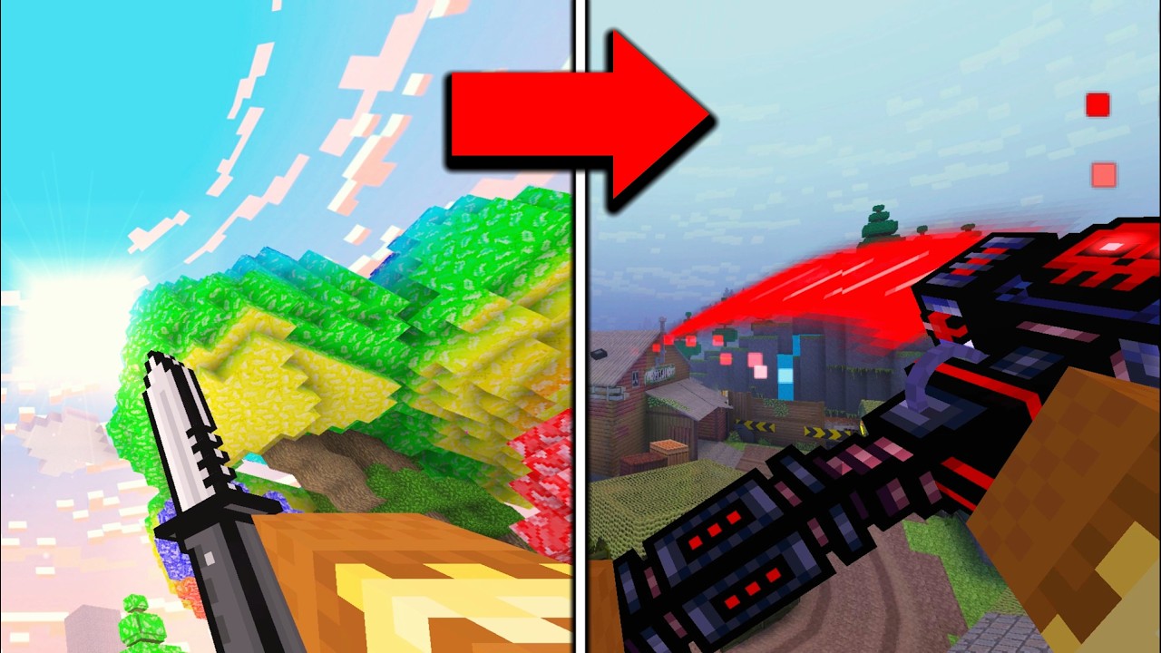 I Won with EVERY Melee Weapon.. (Pixel Gun 3D)