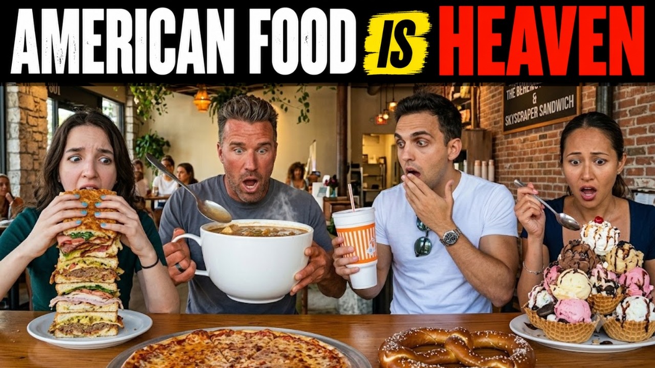 Europeans Couldn't Believe American Food Portions | The American Food Habit That Shocked Europeans