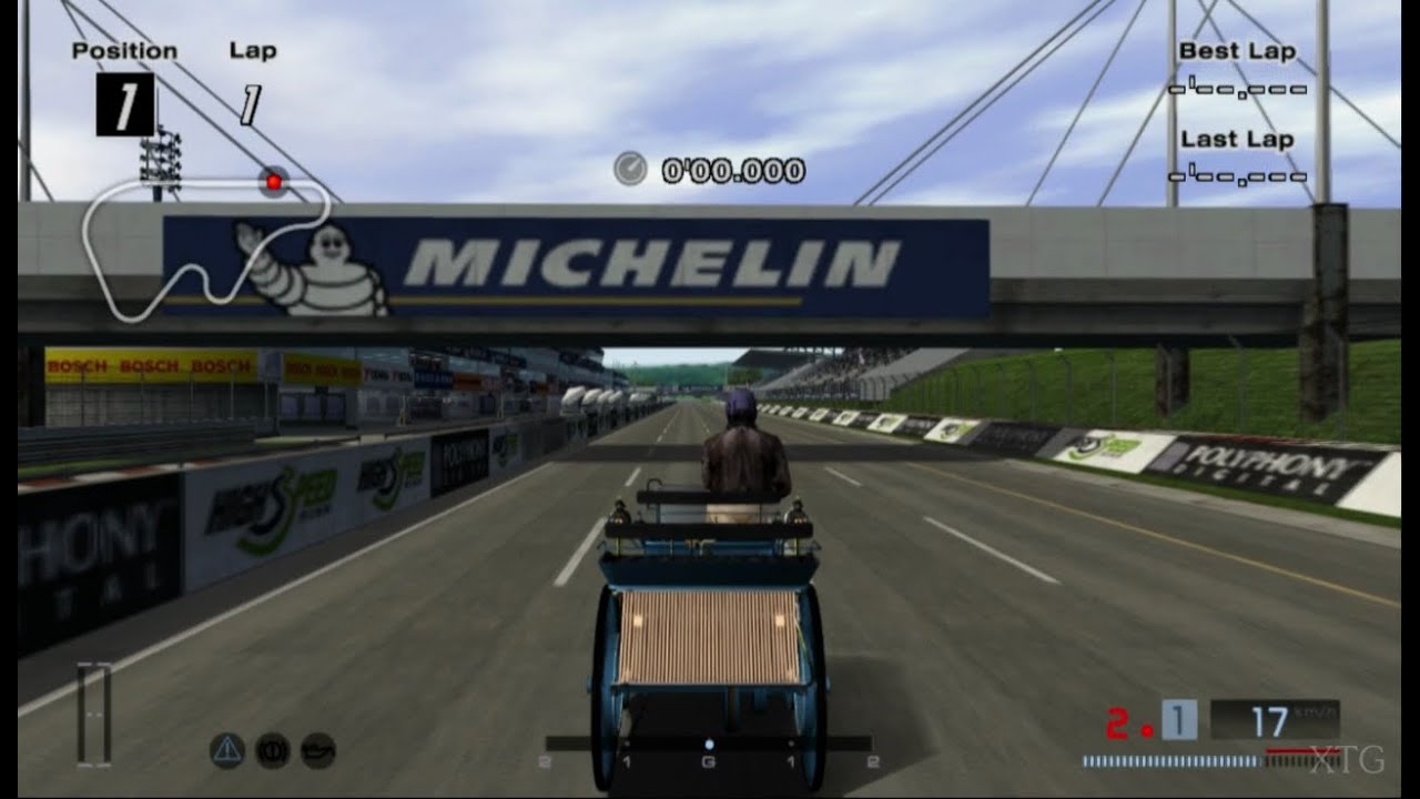 [#96] Gran Turismo 4 - Mercedes-Benz Daimler Motor Carriage 1886 HD Gameplay