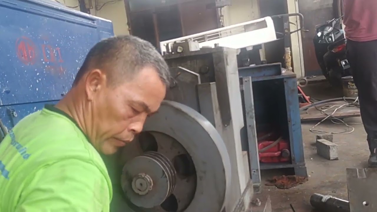 Reparasi mesin potong Besi BAR CUTTER part 2
