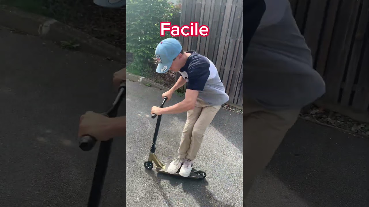 Tricks facile au plus difficile #trotinettefreestyle