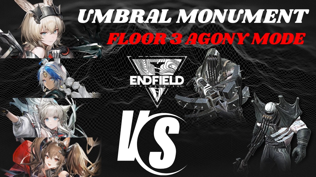 [Arknights:Enfield] Umbral Monument floor 3 agony mode with Avywenna team