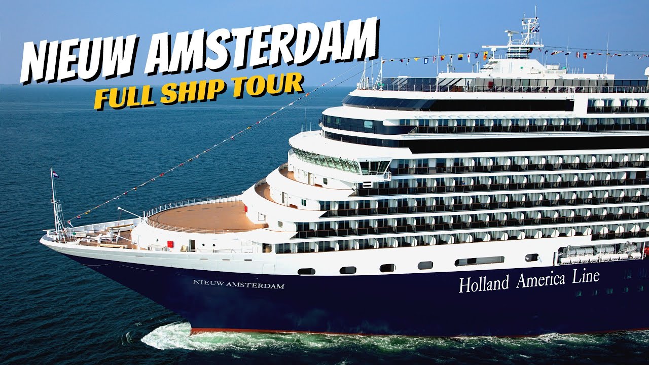 HAL Nieuw Amsterdam | Полная экскурсия по кораблю и обзор в формате 4K | Все общественные места |...