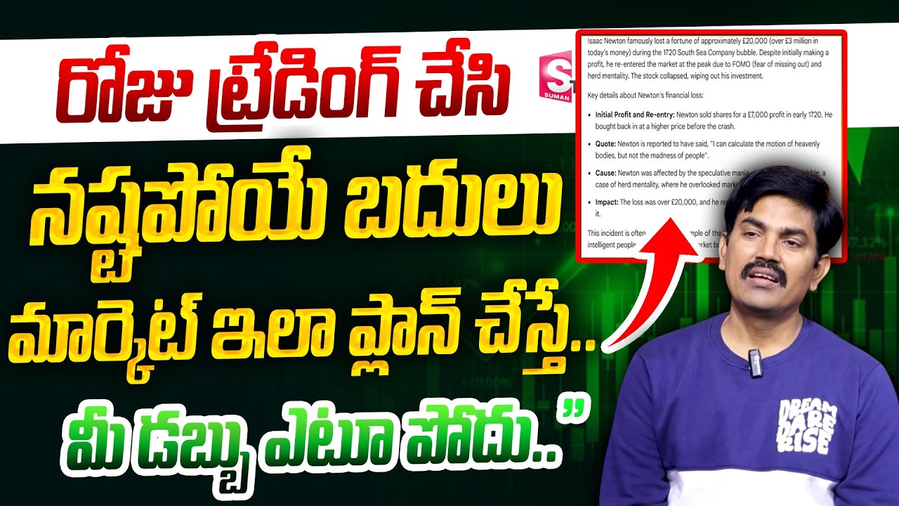 Sundara Rami Reddy -Stock Market For Beginners in Telugu | Traders Guide in Telugu | SumanTV Naveena