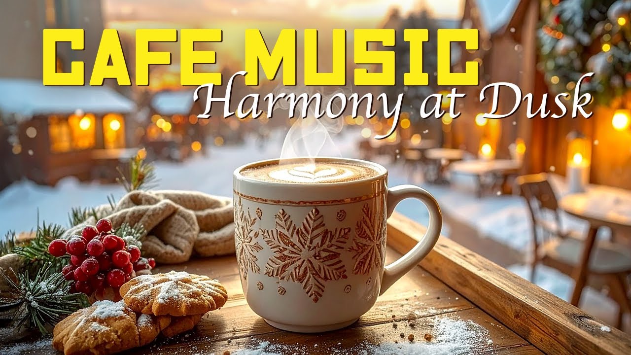 Harmony at Dusk Cafe Jazz – Gentle Steam & Relaxing Coffee Time