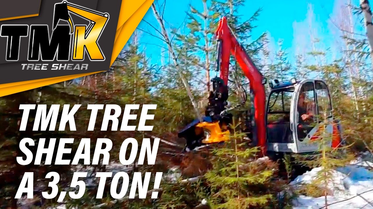 TMK Tree Shear 3,5 ton Excavator