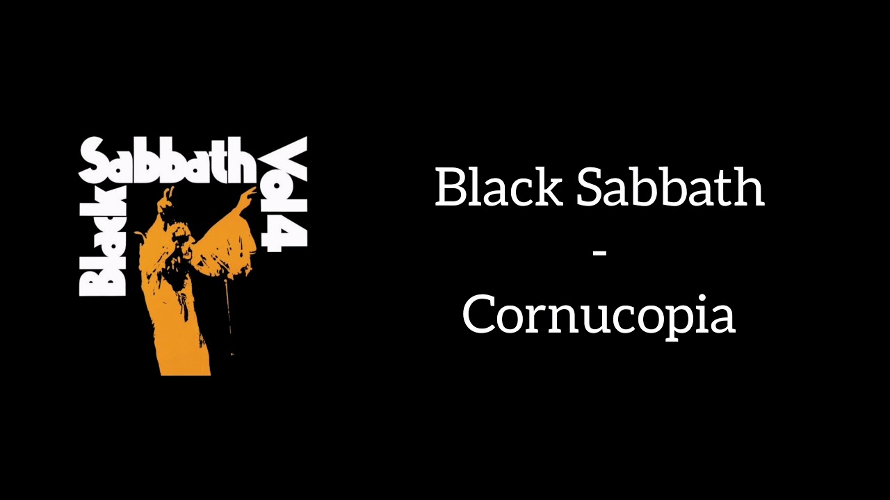 Black Sabbath - Cornucopia (Lyrics)