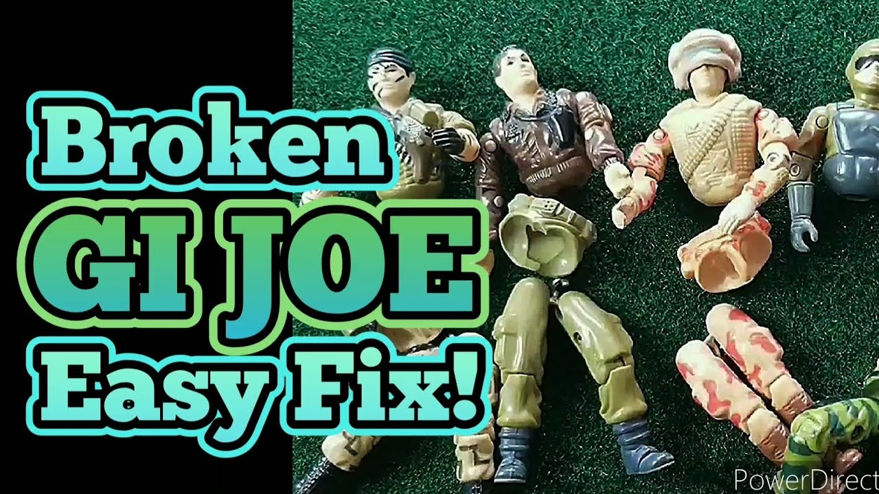 HOW TO FIX A BROKEN GI JOE TOY