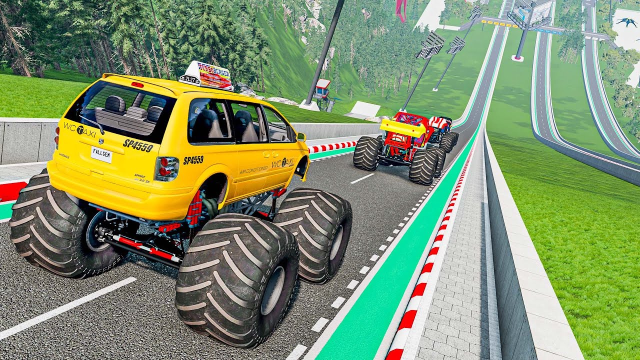 Beamng Crazy Crashes and Jumps #031 | Monster Trucks & Cars